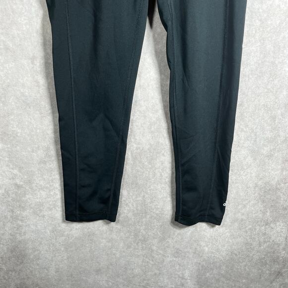 Adidas Leggings Womens Medium Black Climalite Cropped Stretch Pull On Athleisure - Picture 3 of 10